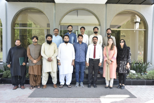 1st contract signing ceremony organized by Directorate of School System held at Vice Chancellor's Secretariat, IUB