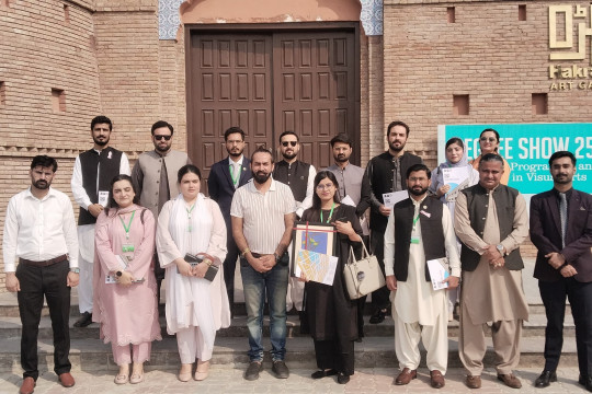 The 53rd CTP delegation of the Civil Services Academy Lahore visited the University College of Arts and Design, IUB.