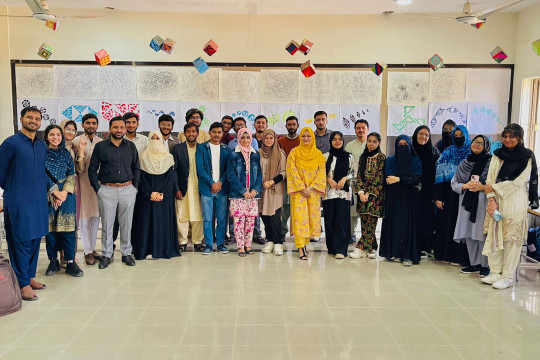 "Music & Quilling," an exploratory assignment organized by UCAD and architecture students