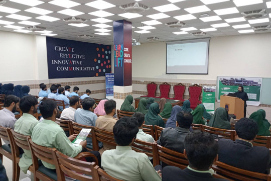 Awareness session at IUB to inform students and staff about the public services available through e-Khidmat Markaz.