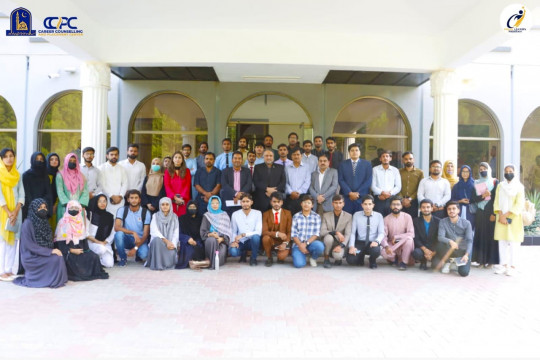 The pioneer batch of CCPC's Young Leaders Program had a session with the Honorable VC, Engr Prof. Dr. Athar Mehboob