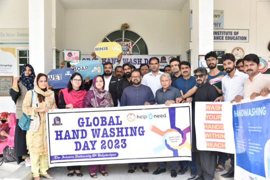 Global Hand Washing Day 2023 is celebrated at the Islamia University of Bahawalpur