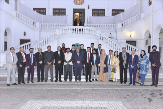 Book launching ceremony "22 Log" written by Alumni student Mr. Sajjad Parvez was launched at Governor House Lahore
