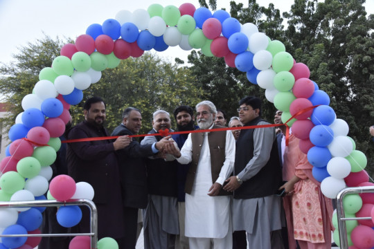 Inauguration of New Café (Heritage Café) by Worthy Vice Chancellor Engr. Prof. Dr. Athar Mahboob