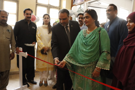 Inauguration of Prof. Khalid Saeed Corner at Sir Sadiq Muhammad Khan Library, Baghdad-ul-Jadeed Campus