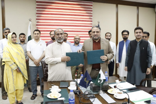 LoU Signing Ceremony between the Islamia University of Bahawalpur Association of Bio Risk Management Pakistan