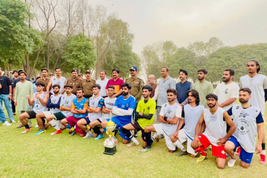 Marka-e-Haq Friendly Football Match Between IUB and Punjab Police (Bahawalpur Range)