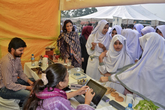 The Islamia University of Bahawalpur participated in the Lahore Science Mela organized by the Khwarizmi Science Society