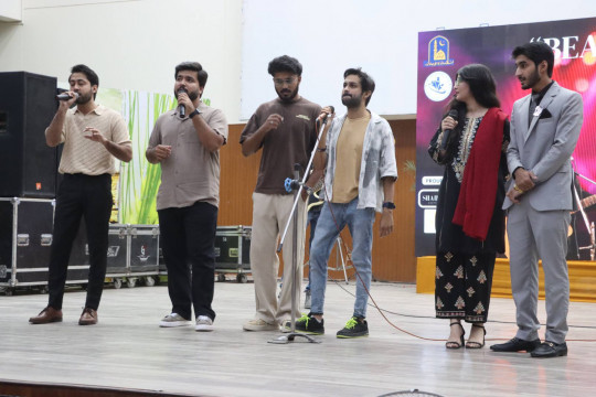 IUB organized a musical charity show called "Beats of Hope" to raise funds for flood relief.