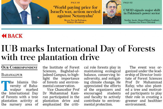 News Cuttings 25 March 2026