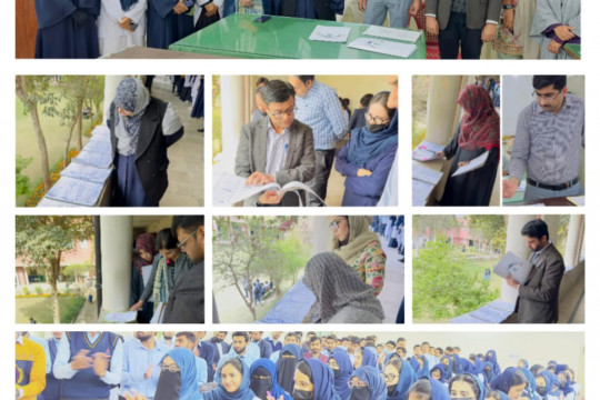 IUB organized Pharmacology & Therapeutics Sketchbook Exhibition & Competition at Khawaja Fareed Campus, IUB