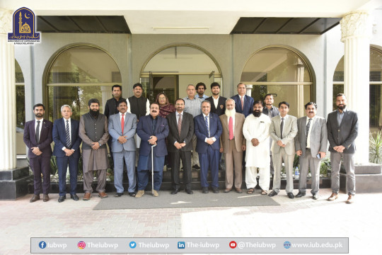 Honorable Chairman PHEC, Prof. Dr. Shahid Munir met all Deans, Principal Officers and Directors of IUB