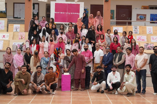 Pink Ribbon Day 2025 was observed at the University College of Art and Design, IUB.
