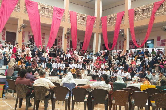 Beyond Pink - IUB arranged an activity for awareness on Breast Cancer at Amphitheater of UCAD, IUB