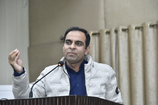 Renowned motivational speaker Qasim Ali Shah visited the Islamia University of Bahawalpur