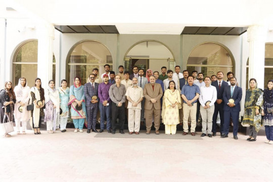 Shield & Certificate Distribution Ceremony at Vice chancellor Secretariat Baghdaad-ul-Jadeed Campus IUB