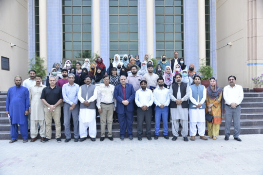 A Ceremony to distribute USAID Scholarships to IUB Girls Students held at Baghdad-ul-Jadeed Campus, IUB