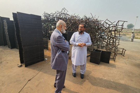 Honorable Vice-Chancellor Prof. Dr. Naveed Akhtar visit to IUB Furniture Manufacturing Unit at Baghdad-ul-Jadeed Campus