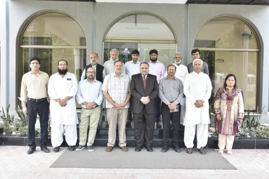 Prof. Dr. Masood Rabbani, President PVMC and Pro VC of UVAS visited IUB