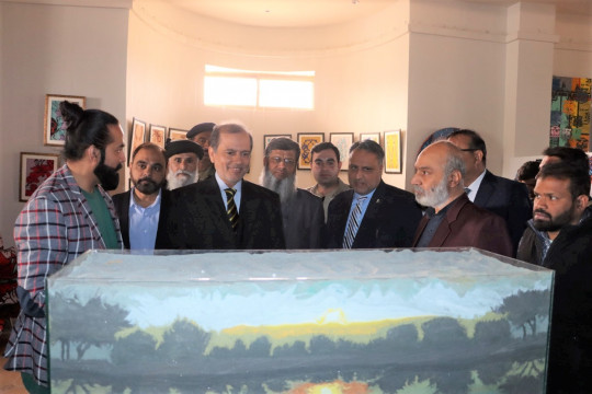 2nd International Water Color Exhibition held at Hakara Art Gallery, IUB