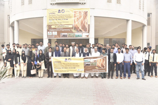 IUB organized a seminar and awareness walk on sustainable wheat production for food security and better nutrition