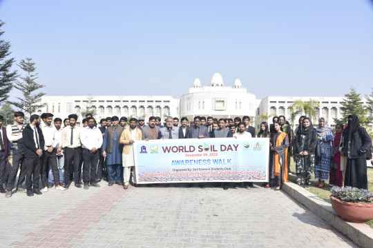 World Soil Day 2023 was celebrated at the Islamia University of Bahawalpur