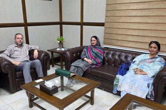 MPA Sadia Muzaffar Met With VC IUB Prof. Dr. Muhammad Kamran