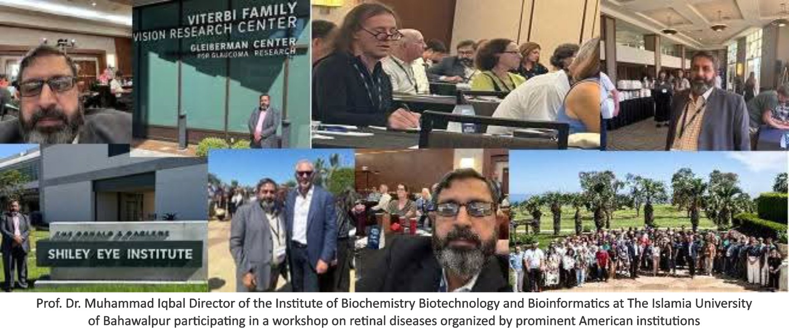 Prof. Dr. Muhammad Iqbal, participated in a workshop on retinal diseases organized by prominent American institutions.