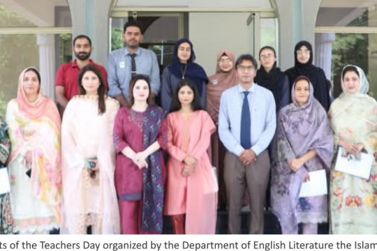 The Department of English Literature celebrated Teachers Day