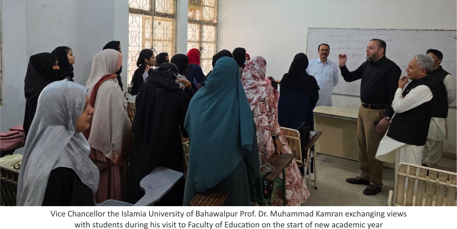 Vice Chancellor IUB Visited Various Departments at Baghdad ul-Jadeed Campus