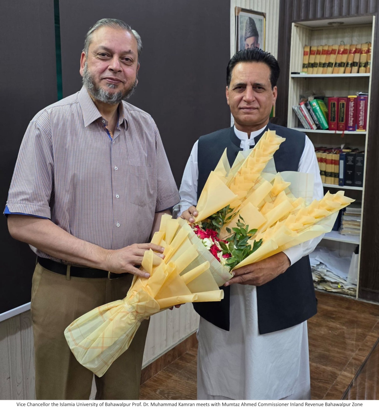 VC IUB Met With Commissioner Inland Revenue Bahawalpur Zone