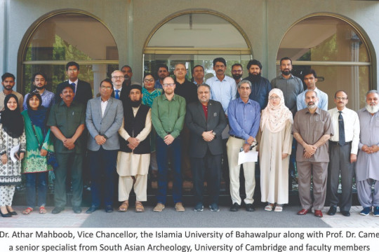 Prof. Dr. Cameron Petrie, Senior Specialist in South Asian Archeology at the University of Cambridge UK visited IUB