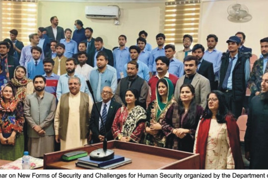 IUB organized a seminar on New Forms of Security and Challenges for Human Security