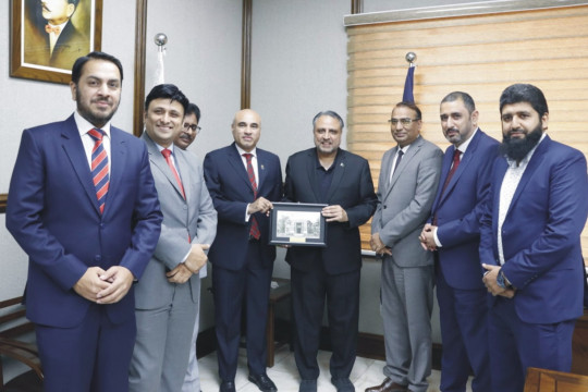 Ground Breaking ceremony of Bank Alfalah Islamic Branch at Baghdad Ul-Jadeed Campus, IUB