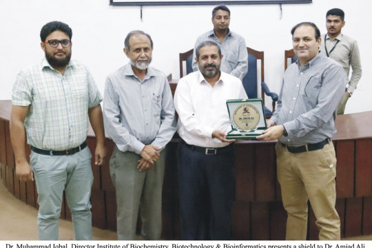 Institute of Biochemistry, Biotechnology and Bioinformatics, IUB organized a seminar