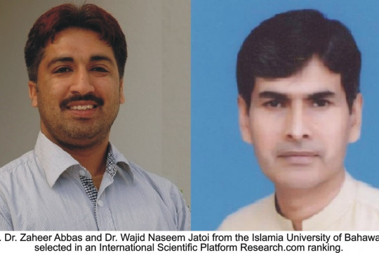 Two faculty members of IUB have been selected for best rankings by leading education platform Research.com