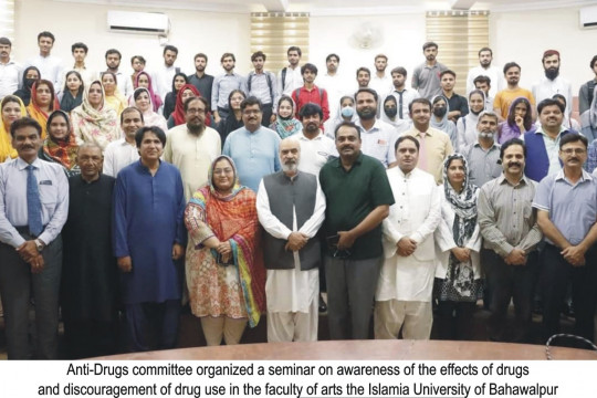 2nd awareness seminar on the dangers and consequences of drug abuse was organized at the Faculty of Arts and Languages