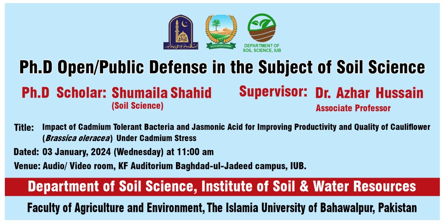 shumaila soil science open defense