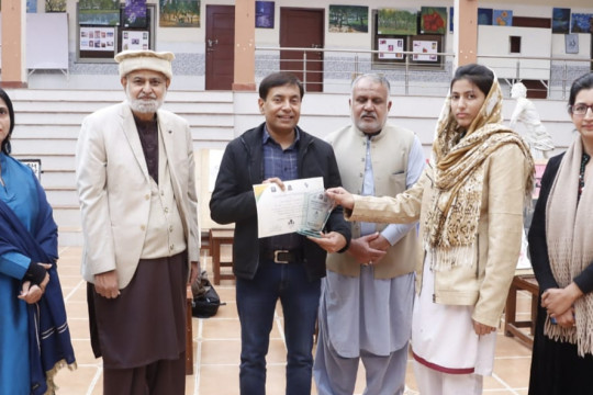 Painting and poster making competitions were organized in IUB on the occasion of Kashmir Solidarity Day 2024