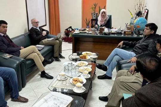 Director General Punjab Archeology Department Shozeb Saeed visited Islamia University Bahawalpur