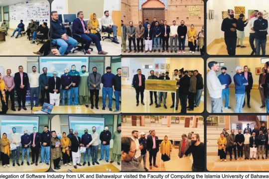 A delegation of Software Industry from UK and Bahawalpur visited the Islamia University of Bahawalpur