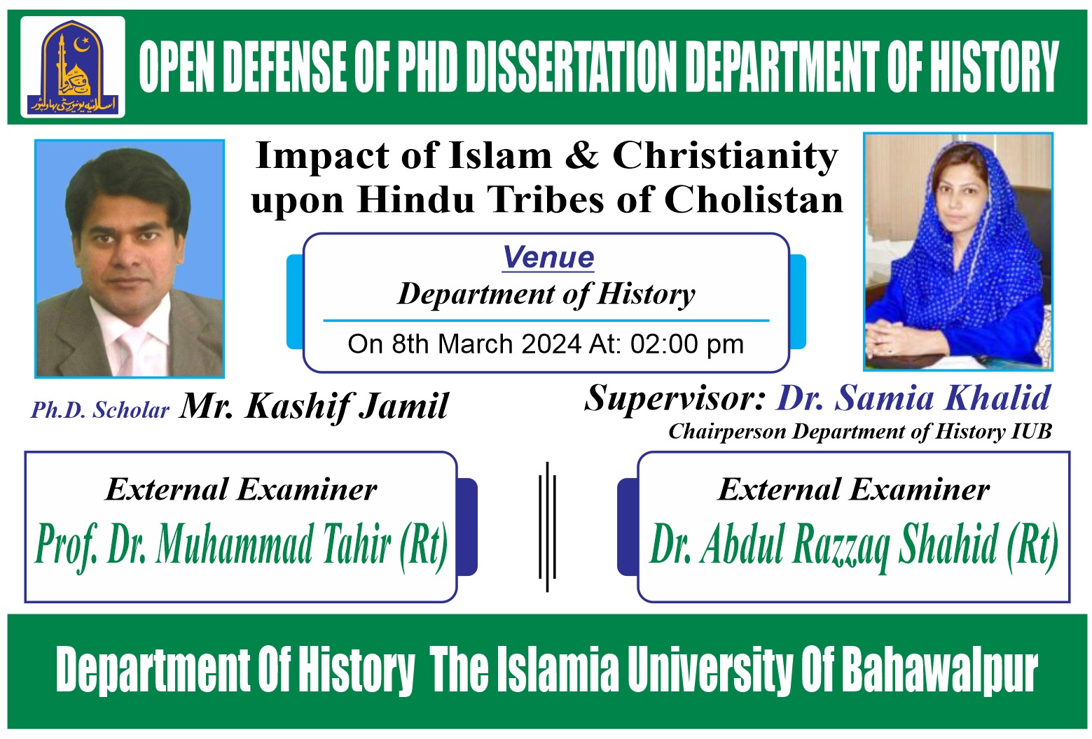 phd kashif jamil (history)