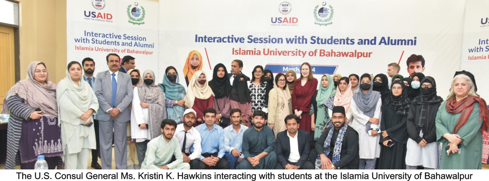 U.S. Consul General Ms. Kristin K. Hawkins visit IUB