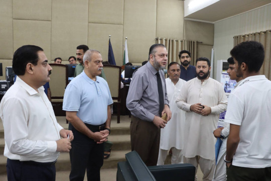 Vice Chancellor Prof. Dr. Muhammad Kamran interacted with candidates for Fall 2025 Admission.