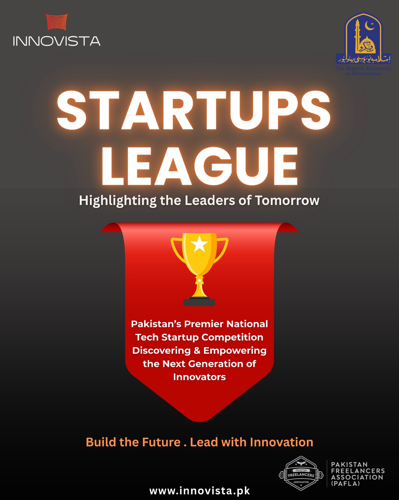 Innovista and IUB proudly present Pakistan's premier national tech startup competition—register now!