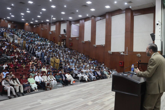 University is like a home for students and teachers are like parents, Vice Chancellor Prof. Dr. Muhammad Kamran.