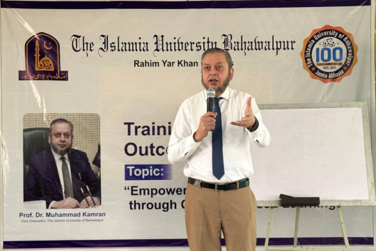 A training workshop on the Outcome-Based Education Framework was held at the IUB Rahim Yar Khan Campus.