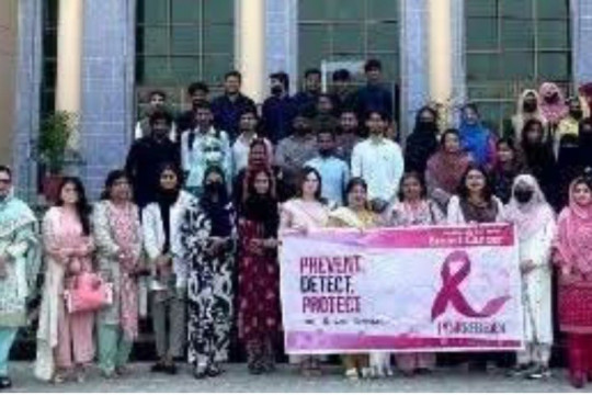 Pink Ribbon Youth Awareness Seminar 2025 organized at the Islamia University of Bahawalpur