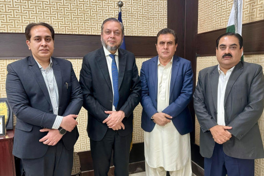 Qazi Ahmad Saeed, Member Provincial Assembly from Tehsil Liaquatpur met with Prof. Dr. Muhammad Kamran