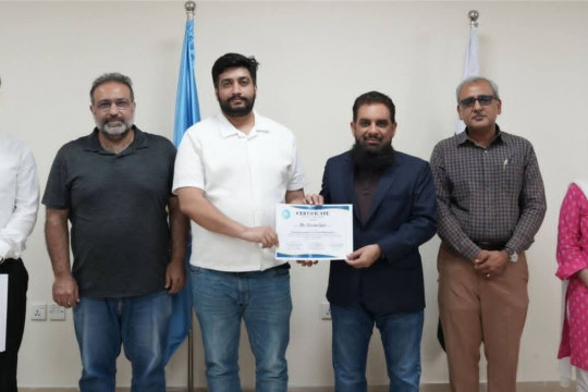 IUB's Engr. Qaiser Ijaz has successfully completed the first Master Training Program organized by the NUCES, Islamabad